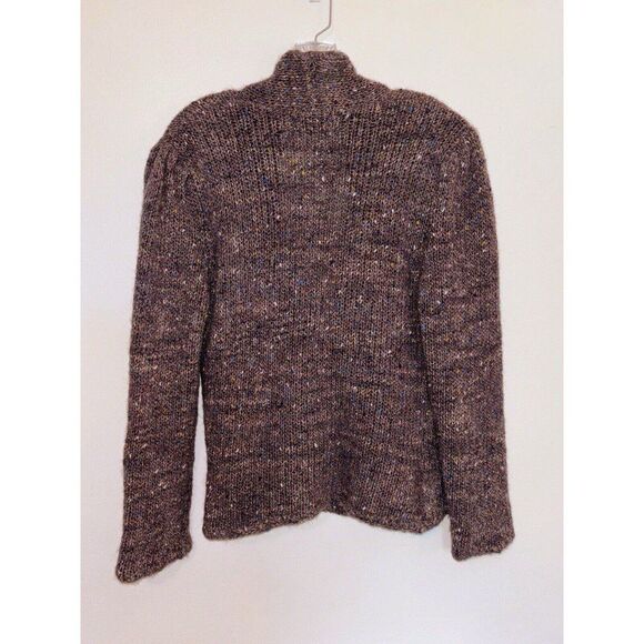 Smith Kollmar Vintage Hand Knit Sweater Cardigan English Country Grandma Medium - Picture 7 of 8